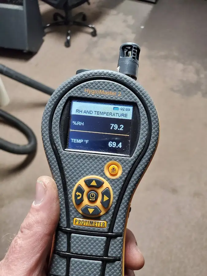 Moisture meter humidity assessment for Fire & Smoke Damage Restoration in Cinco Ranch